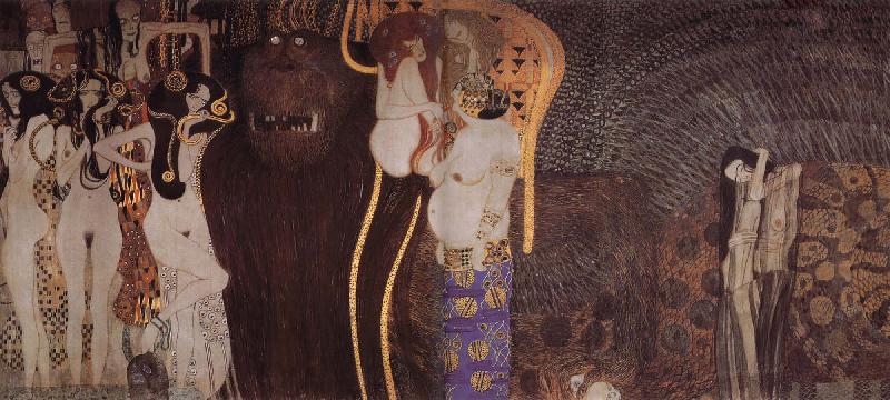 Gustav Klimt The Beethoven china oil painting image